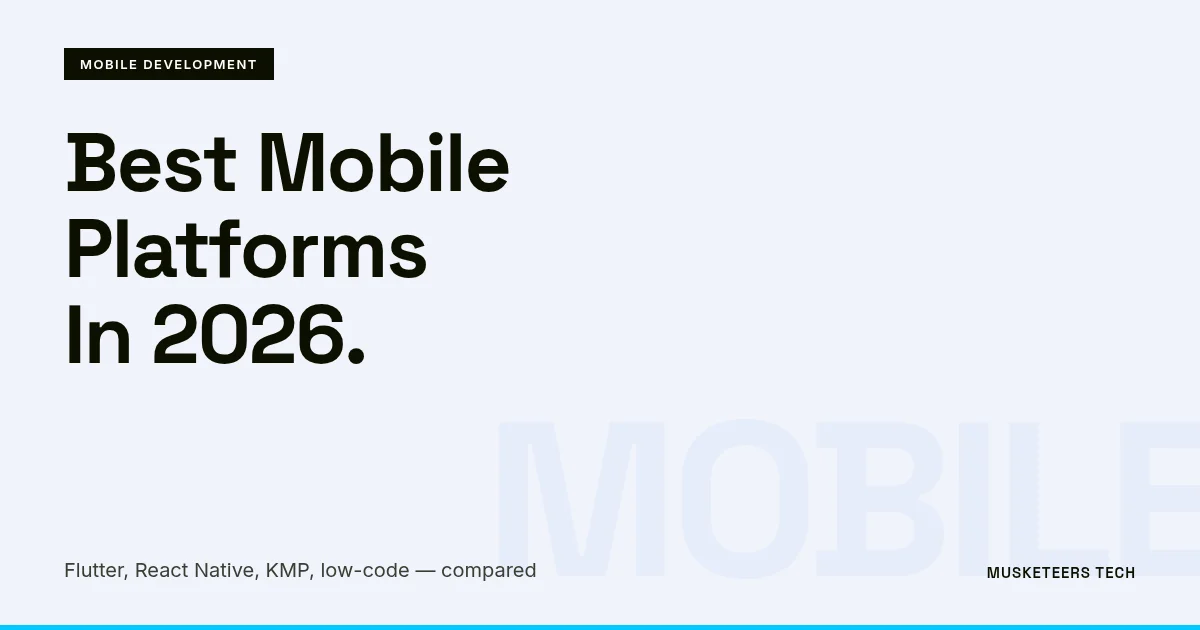 Image related to best mobile app development platforms in 2026 (top picks)