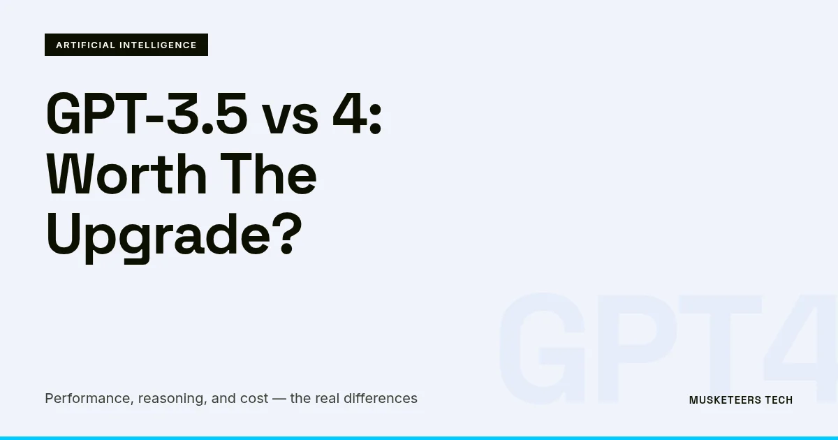 Image related to chatgpt 3.5 vs 4: understanding the upgrade