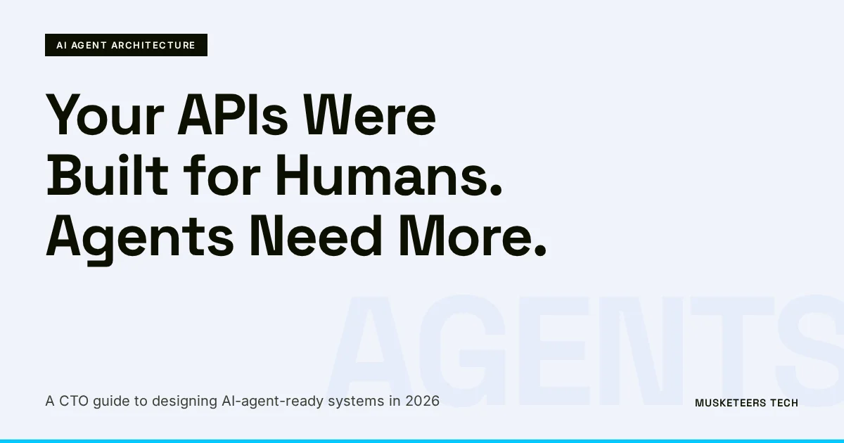 Image related to designing apis and applications for ai agents: what ctos need to know